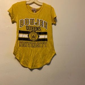 Mustard yellow shirt